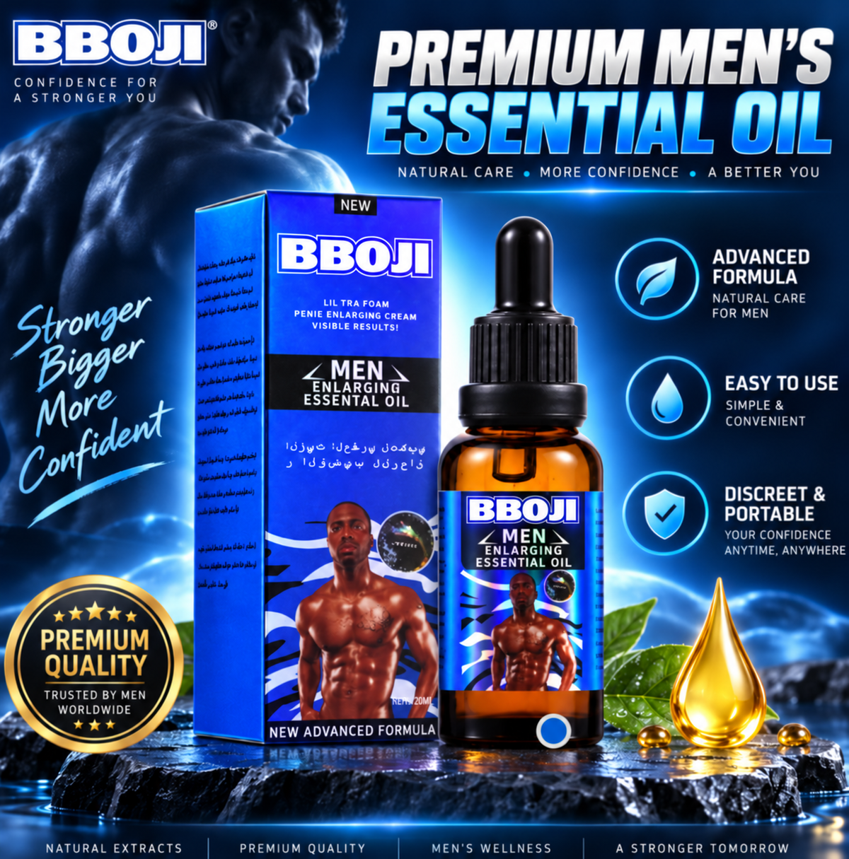 🎁 FREE GIFT — Men’s Confidence Essential Oil