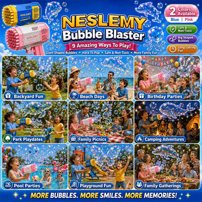 🌟 Official Store |NESLEMY®  Bubble Blaster —— Animal & Ocean Fantasy Theme