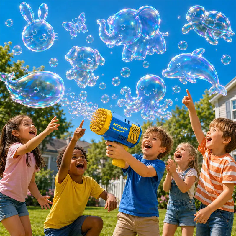 🌟 Official Store |NESLEMY®  Bubble Blaster —— Animal & Ocean Fantasy Theme
