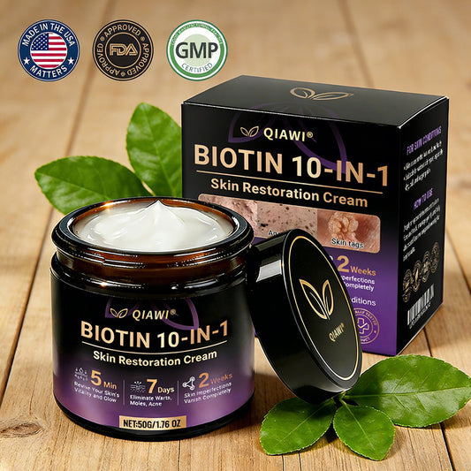 Made and Shipped from USA ✨ Biotin 10-in-1 Skin Restoration Cream 🍀