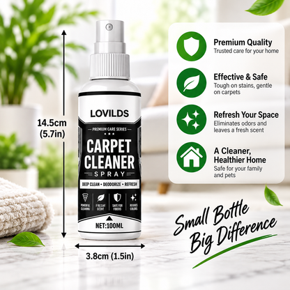 🔥Limited Time Promotion 70% OFF🔥-LOVILDS Carpet Cleaner Spray for Fresh & Clean Carpets