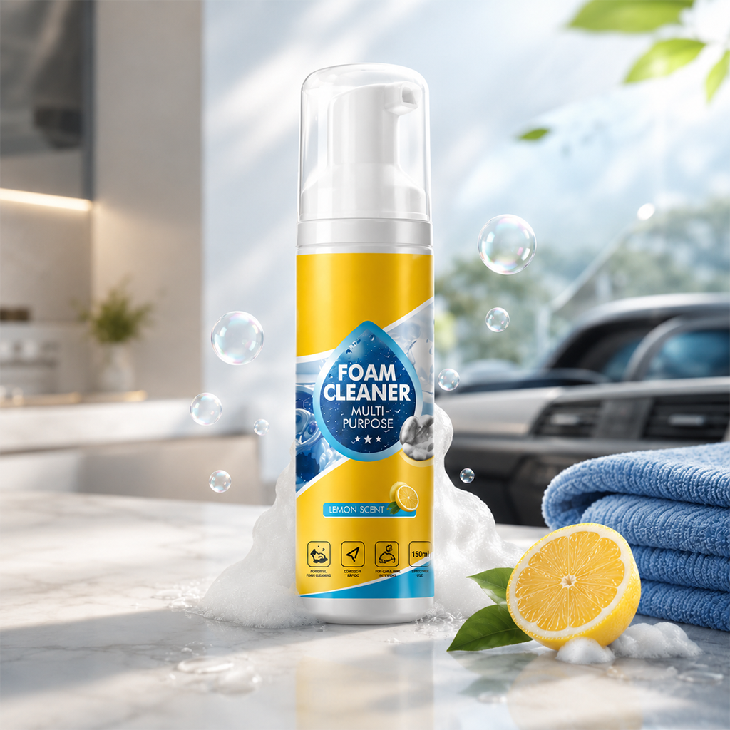 🔥 Last Day: 60% Off - Heavy Duty 4 in 1 Multi Enzyme Foam Cleaner Spray