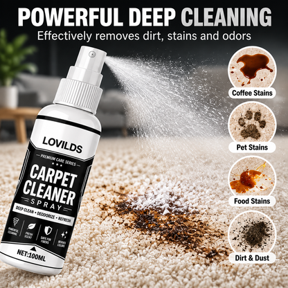 🔥Limited Time Promotion 70% OFF🔥-LOVILDS Carpet Cleaner Spray for Fresh & Clean Carpets