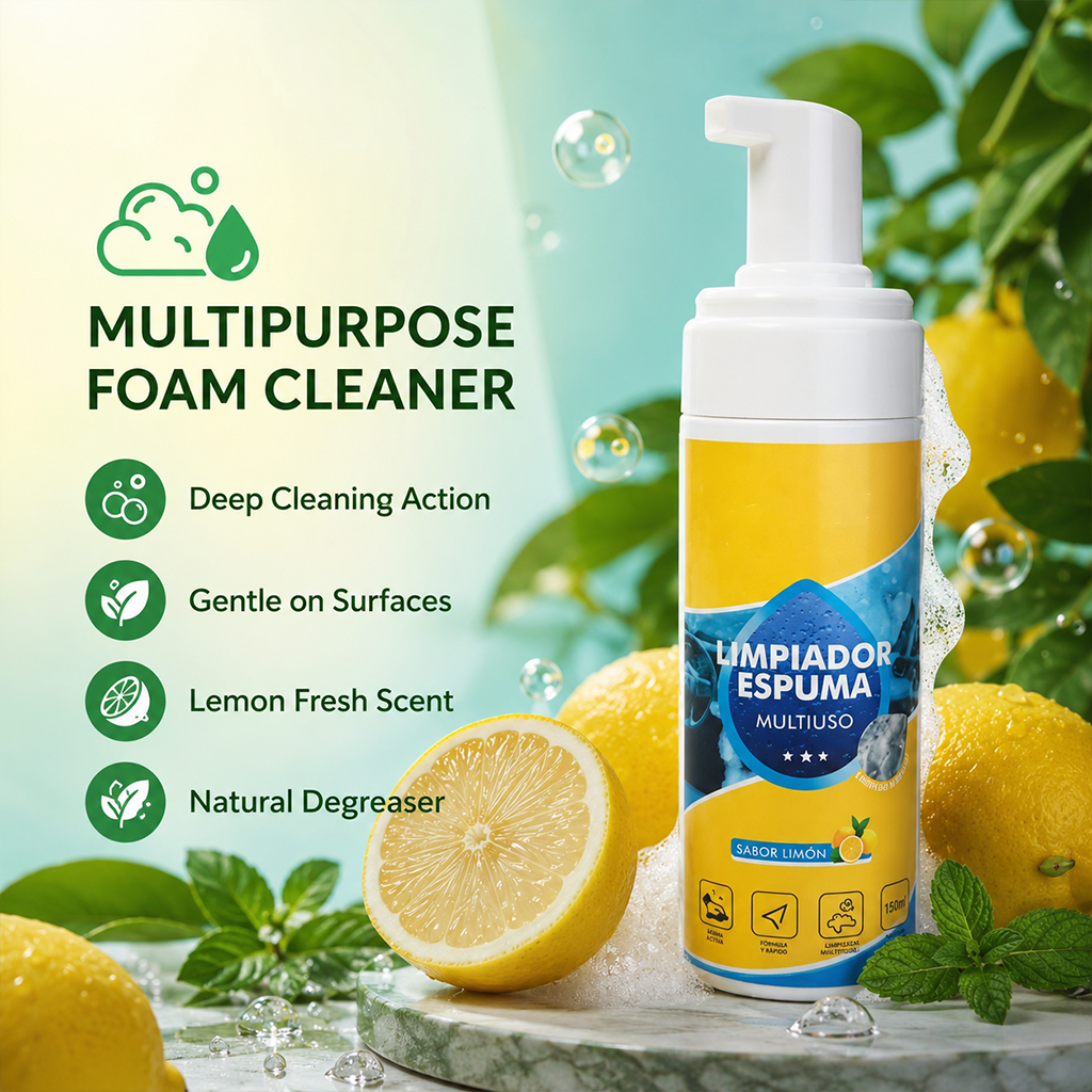 🔥 Last Day: 60% Off - Heavy Duty 4 in 1 Multi Enzyme Foam Cleaner Spray