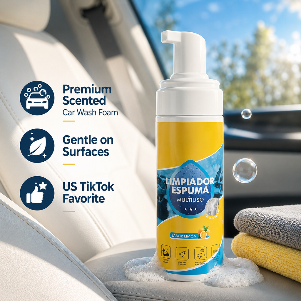 🔥 Last Day: 60% Off - Heavy Duty 4 in 1 Multi Enzyme Foam Cleaner Spray