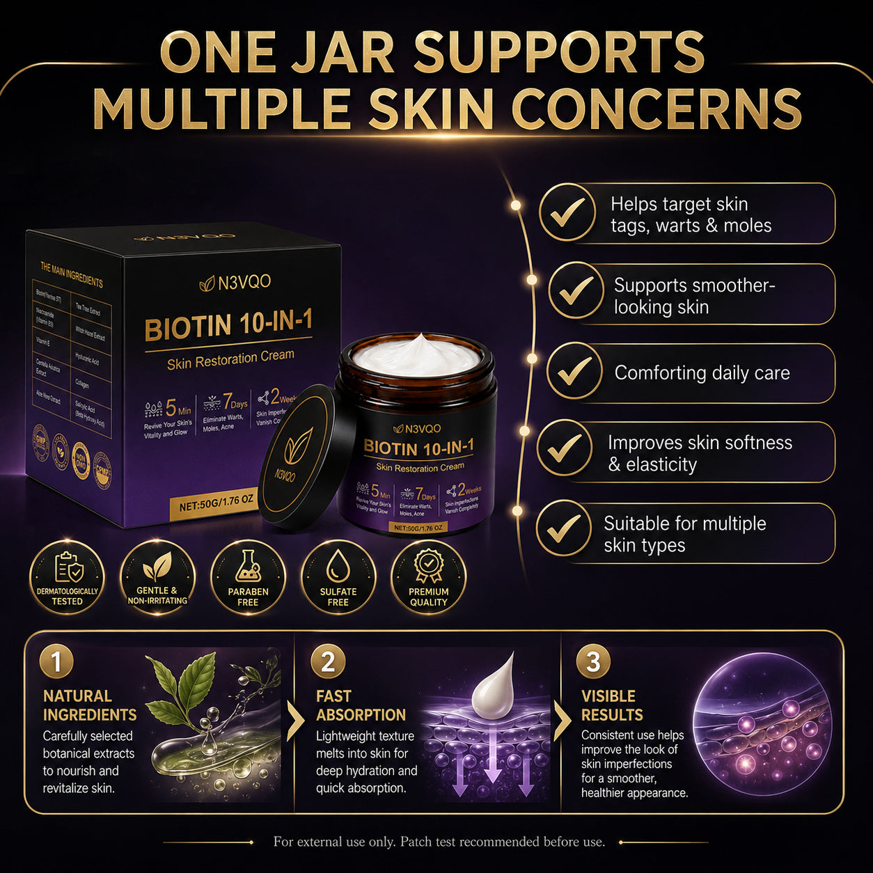 🎖️𝐎𝐟𝐟𝐢𝐜𝐢𝐚𝐥 𝐁𝐫𝐚𝐧𝐝 𝐒𝐭𝐨𝐫𝐞 |Biotin 10-in-1 Skin Restoration Cream 🍀-Made and Shipped from USA ✨