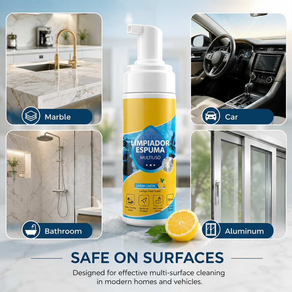 🔥 Last Day: 60% Off - Heavy Duty 4 in 1 Multi Enzyme Foam Cleaner Spray