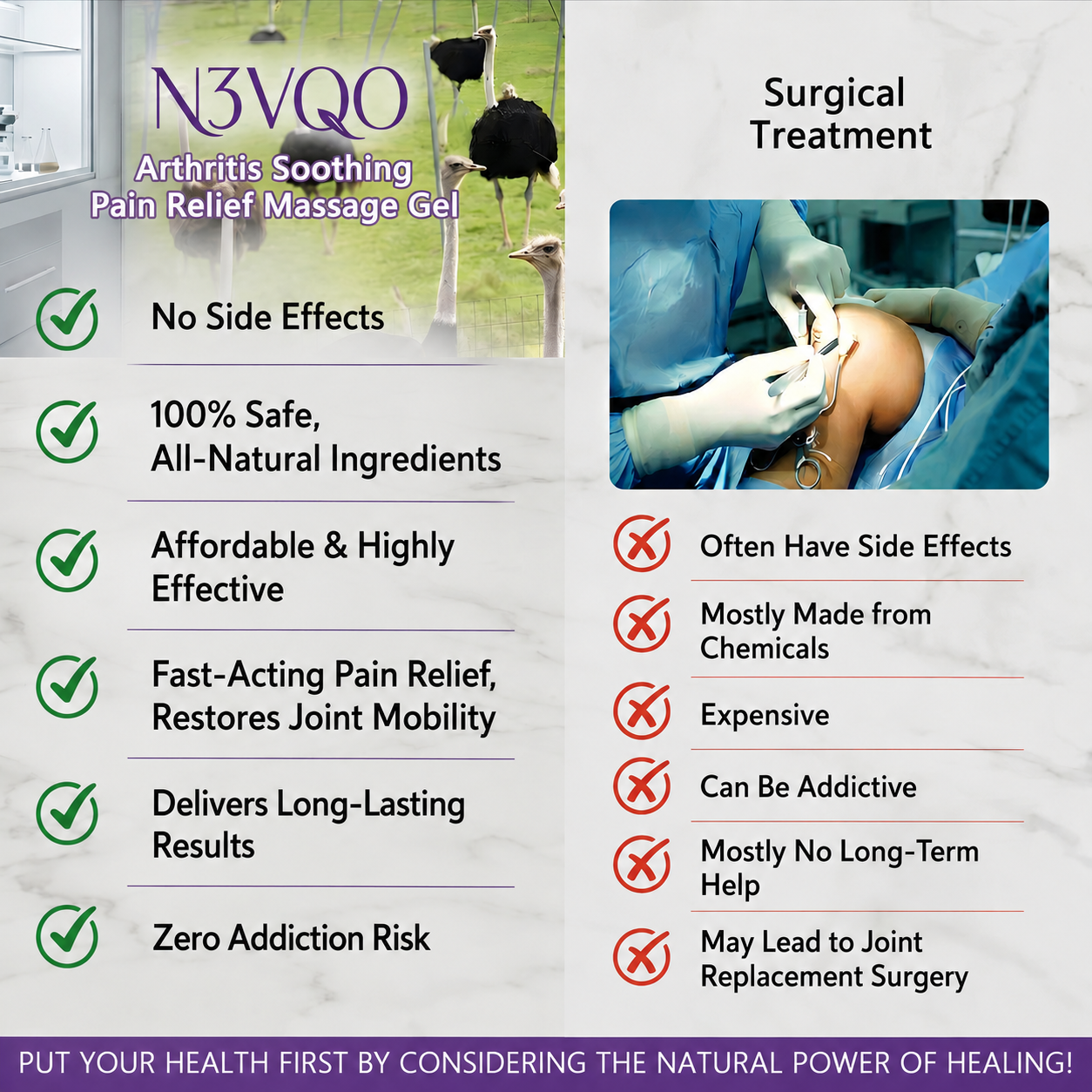 NESLEMY  Advanced Arthritis Relief Gel-Approved Turmeric