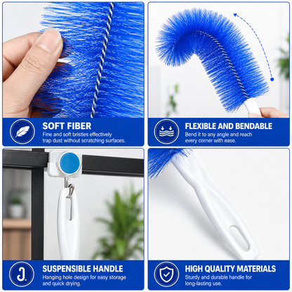⚡Hot Sales 49% OFF🔥Bendable Microfiber Head,Reusable Dust Remover
