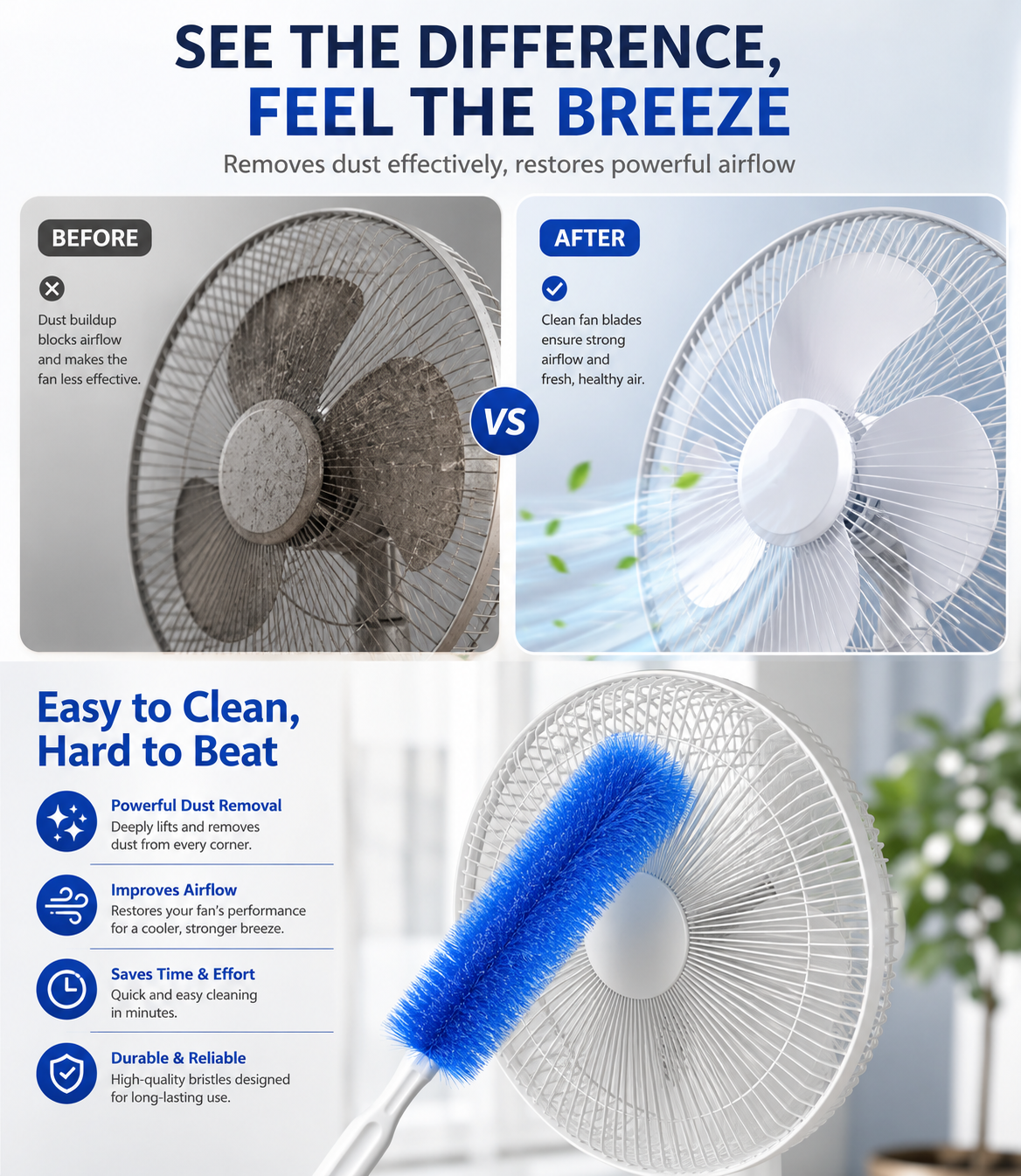 ⚡Hot Sales 49% OFF🔥Bendable Microfiber Head,Reusable Dust Remover